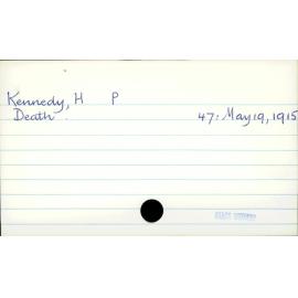 Kennedy, H P