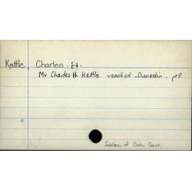 Kettle, Charles H