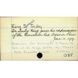King, Dr. Frederick Truby