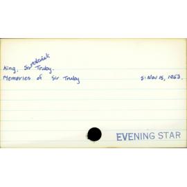 King, Sir Frederick Truby