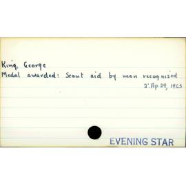 King, George