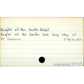 Knight of the Garter (ship)