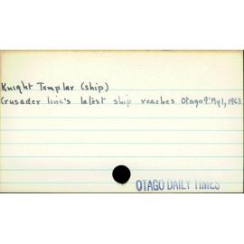 Knight Templar (ship)