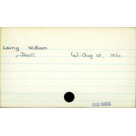 Laing William