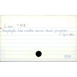 Law - N.Z.