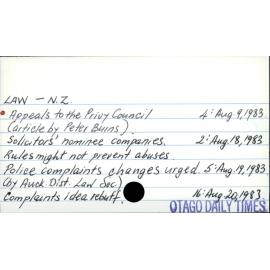 Law - N.Z.