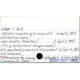 Law - N.Z.