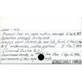 Law - New Zealand
