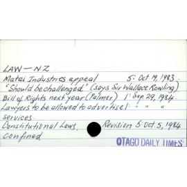 LAW - N. Z. 