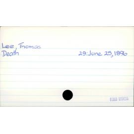 Lee, Thomas
