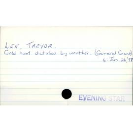 Lee, Trevor