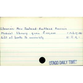 Libraries - New Zealand - Auckland Province