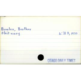 Bowler, Brother