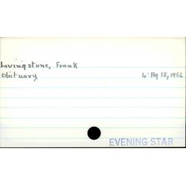 Livingstone, Frank