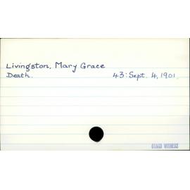 Livingston, Mary Grace
