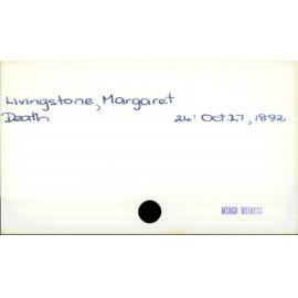 Livingstone, Margaret
