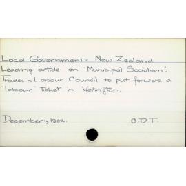 Local Government - New Zealand