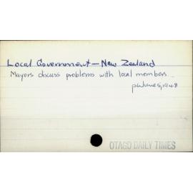 Local Government - New Zealand