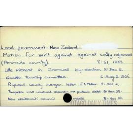 Local Government - New Zealand