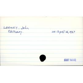 LOONEY, John