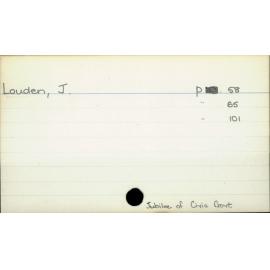 Loudon, John