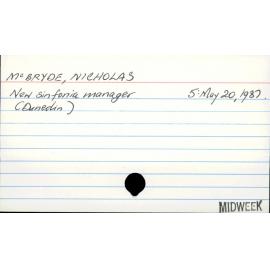 McBRYDE, NICHOLAS