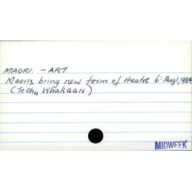 MAORI - ART