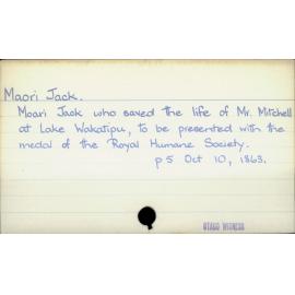 Maori Jack