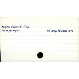 Margaret Galbraith (ship)