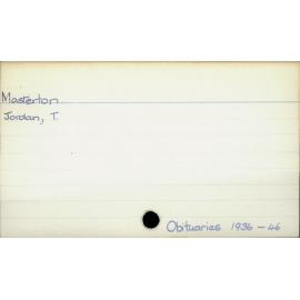 Masterton, Jordan T.