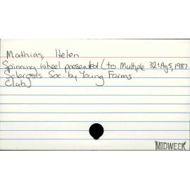 Mathias, Helen