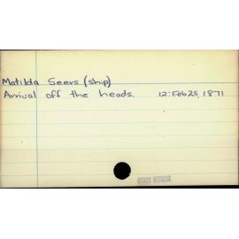 Matilda Seers (ship)