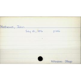 Mathews, John