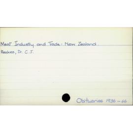 Meat Industry and Trade - New Zealand