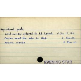 Agricultural   pests 