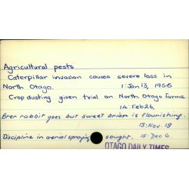 Agricultural   pests 