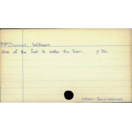 McDiarmid, William