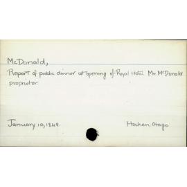 McDonald,