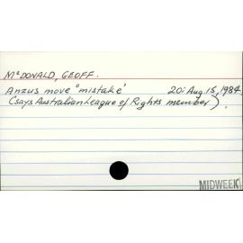 McDonald, Geoff