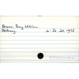 Breen, Percy William