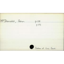 McDonald, John