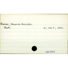 Bremer, Johanna Henrietta