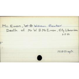 MCEwan, William Barker