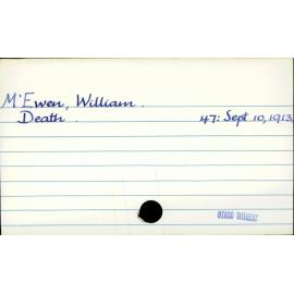 McEwen, William