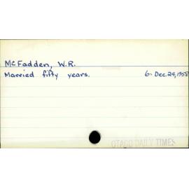 McFadden, W. R.