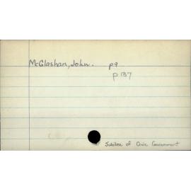 McGlashan, John