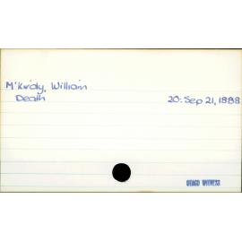McKirdy, William
