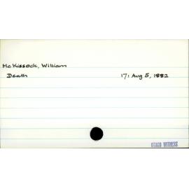 McKissock, William