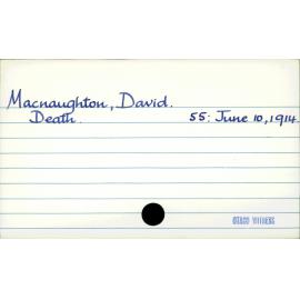 Macnaughton, David