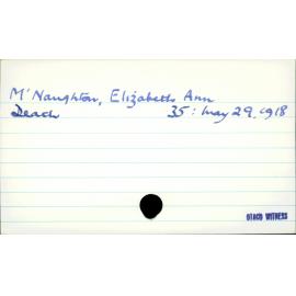 M'Naughton, Elizabeth Ann
